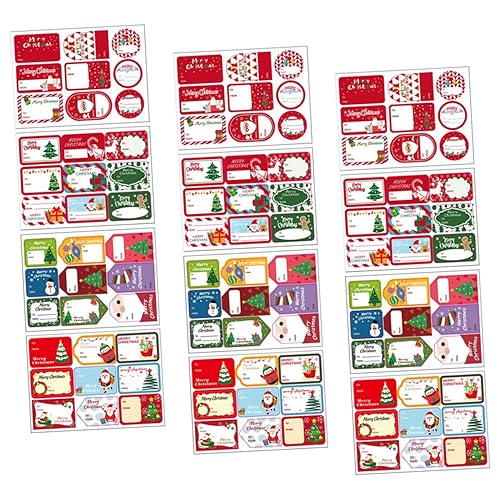 Housoutil 24 Blatt Teiliges Weihnachts Geschenkaufkleber Set mit Selbstklebenden Etiketten Starke Haftung Festliche Motive Schneemann Beschriften von Geschenkboxen und Verpackungen Housoutil 24 Blatt Teiliges Weihnachts Geschenkaufkleber Set mit Selbstklebenden Etiketten Starke Haftung Festliche Motive Schneemann Beschriften von Geschenkboxen und Verpackungen von Housoutil