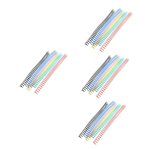 Housoutil 24 Stck. Teiliges Kunststoff Binderinge für Notizbücher und Karteikarten Langlebige Spiralbinder Ringe Lose Ordnen Leicht und Tragbar für Schüler und Lehrer Housoutil 24 Stck. Teiliges Kunststoff Binderinge für Notizbücher und Karteikarten Langlebige Spiralbinder Ringe Lose Ordnen Leicht und Tragbar für Schüler und Lehrer von Housoutil