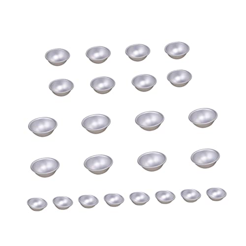 Housoutil 24 Stück Badesalz Schimmel Hemisphäre Kugel Wanne Runden Hälfte Ball Halb Werkzeug Badebombenformen Diy Badeformen Silver Aluminiumlegierung Housoutil 24 Stück Badesalz Schimmel Hemisphäre Kugel Wanne Runden Hälfte Ball Halb Werkzeug Badebombenformen Diy Badeformen Silver Aluminiumlegierung von Housoutil