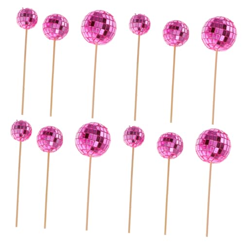Housoutil 24 Stück Disco-Party gefallen Kucheneinsatz Discokugel Discokugel-Dekorationen Kuchen-Disco-Kugel-Picks Cupcake -Dekoration Kuchendekoration Geburtstagstorte einfügen Schaum Rosa Housoutil 24 Stück Disco-Party gefallen Kucheneinsatz Discokugel Discokugel-Dekorationen Kuchen-Disco-Kugel-Picks Cupcake -Dekoration Kuchendekoration Geburtstagstorte einfügen Schaum Rosa von Housoutil