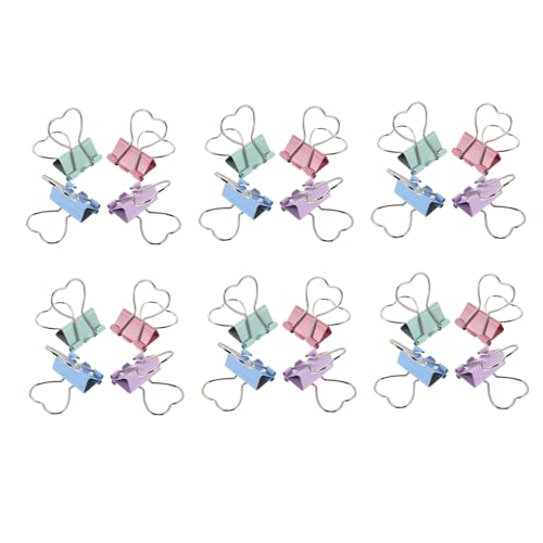 Housoutil 24 Stück Teiliges Herzförmige Metall Büroklammern Langlebige Paper Clamps für Schule Büro und Zuhause Vielseitige Organizer Klammern für Akten Notizen Journale Scrapbooking Housoutil 24 Stück Teiliges Herzförmige Metall Büroklammern Langlebige Paper Clamps für Schule Büro und Zuhause Vielseitige Organizer Klammern für Akten Notizen Journale Scrapbooking von Housoutil