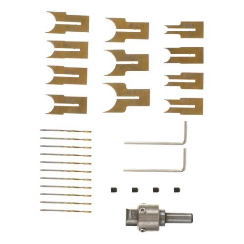 Housoutil 24 Stück Teiliges Holzbohrer set für Buddha perlen Langlebige Stahlbohrer für Präzises Schnitzen für Holzperlen DIY Schmuckherstellung und Holzbearbeitung von Housoutil