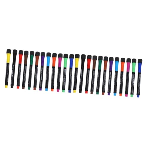 Housoutil 24 Teiliges Whiteboard Marker Magnetisch Haftend Abwischbar Schnell Trocknend Farbenfrohe Whiteboard Stifte für Büro Schule und Zuhause Langlebig und Farben Housoutil 24 Teiliges Whiteboard Marker Magnetisch Haftend Abwischbar Schnell Trocknend Farbenfrohe Whiteboard Stifte für Büro Schule und Zuhause Langlebig und Farben von Housoutil