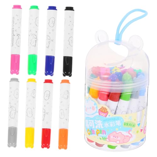 Housoutil 24-teiliges Set Schulmaterial Für Kindermarker Zum Ausmalen Markierungen Für Abwaschbare Marker Schulmaterial Für Mädchen Schulmaterial Für Kleinkinder Plastik von Housoutil