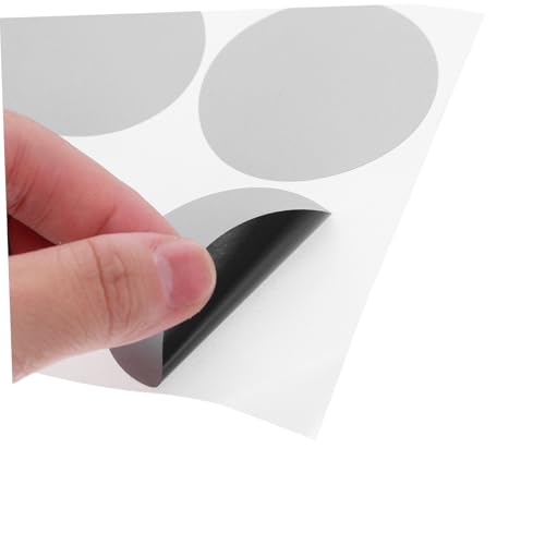 Housoutil 240 Stück Teiliges Runder Scratch Off Aufkleber Gold und Silber Metallic Finish Robuste Selbstklebende Rubbellose für Kartenspiele Events DIY Botschaften Verstecken und Kreative von Housoutil