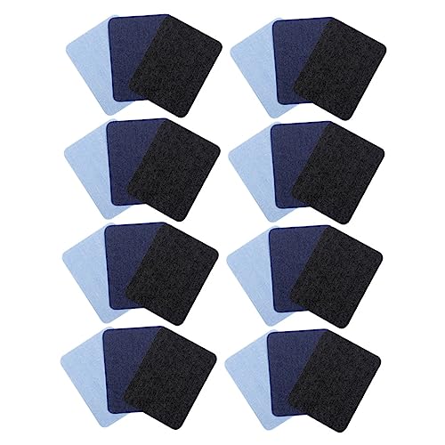 Housoutil 24Stücke Bügel Patches für Jeans Selbstklebendes Reparatur Kit für Kleidung Flicken Verstärkung und Verschönerung von Housoutil