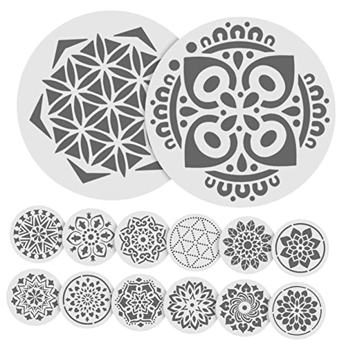 Housoutil 24Stücke Mandala Schablonen Wiederverwendbare Malvorlagen Robustem Für DIY Wandgestaltung Kunsthandwerk Und Schulprojekte Praktische Malerei Schablonen Housoutil 24Stücke Mandala Schablonen Wiederverwendbare Malvorlagen Robustem Für DIY Wandgestaltung Kunsthandwerk Und Schulprojekte Praktische Malerei Schablonen von Housoutil