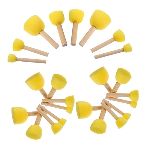 Housoutil 24Stücke Teiliges Malschwämme mit Robustem Griff für Malerei DIY Projekte für Fantasie und Gestaltung Housoutil 24Stücke Teiliges Malschwämme mit Robustem Griff für Malerei DIY Projekte für Fantasie und Gestaltung von Housoutil