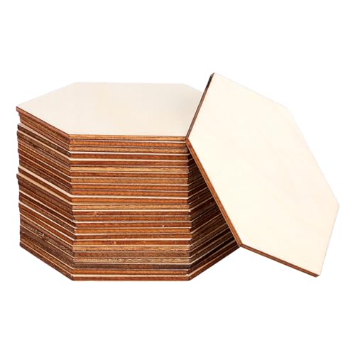 Housoutil 25 Stück Sechseckige Holzscheiben Nachhaltige Holzanhänger als Namensschilder und Dekoration für DIY Hochzeiten Umweltfreundliche Holzplatten für Geschenkanhänger und Housoutil 25 Stück Sechseckige Holzscheiben Nachhaltige Holzanhänger als Namensschilder und Dekoration für DIY Hochzeiten Umweltfreundliche Holzplatten für Geschenkanhänger und von Housoutil