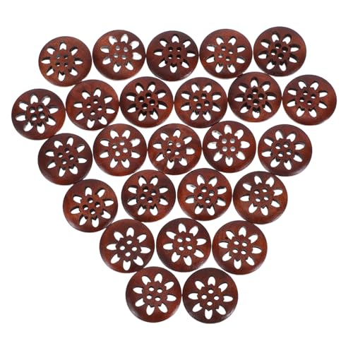 Housoutil 25 Stück Teiliges Holzknöpfe mit Blumenmuster Natürliche Holzknochen für DIY Bastelarbeiten Mantelknöpfe für Jacken Hemden und Uniformen Vielseitige Kleidung Dekoration Housoutil 25 Stück Teiliges Holzknöpfe mit Blumenmuster Natürliche Holzknochen für DIY Bastelarbeiten Mantelknöpfe für Jacken Hemden und Uniformen Vielseitige Kleidung Dekoration von Housoutil