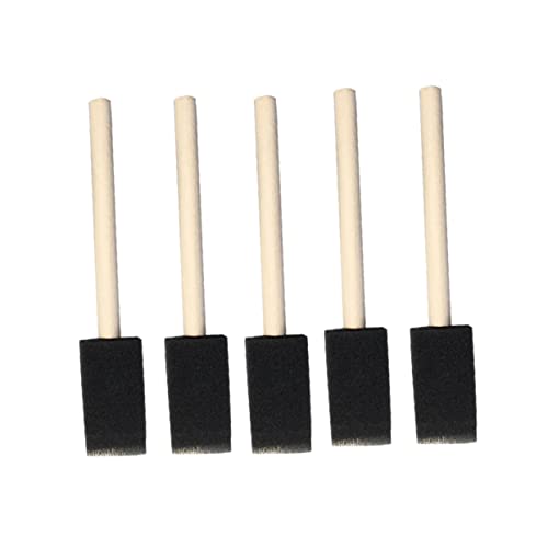 Housoutil 25 Stück Teiliges Schwamm Pinselset mit Holzgriff Leicht und Langlebig für Malen Zeichnen und Graffiti für Acrylfarben und Bastelarbeiten Housoutil 25 Stück Teiliges Schwamm Pinselset mit Holzgriff Leicht und Langlebig für Malen Zeichnen und Graffiti für Acrylfarben und Bastelarbeiten von Housoutil
