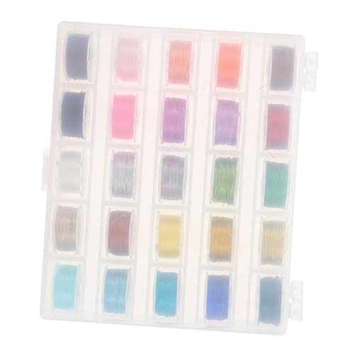 Housoutil 25 Stück Teiliges Stickgarn Farben Hochwertige Stickgarne für Diy Projekte Handarbeiten und Kreative Bastelarbeiten für Armbänder Quasten und Stickereien Housoutil 25 Stück Teiliges Stickgarn Farben Hochwertige Stickgarne für Diy Projekte Handarbeiten und Kreative Bastelarbeiten für Armbänder Quasten und Stickereien von Housoutil