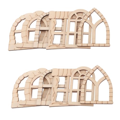 Housoutil 25 Stück Teiliges Unvollendetes Miniatur Holztür und Fenster Set DIY Bastelset für Feengarten Balkon und Gartendekoration Langlebiges Holz Zubehör für Gartenhäuser Housoutil 25 Stück Teiliges Unvollendetes Miniatur Holztür und Fenster Set DIY Bastelset für Feengarten Balkon und Gartendekoration Langlebiges Holz Zubehör für Gartenhäuser von Housoutil