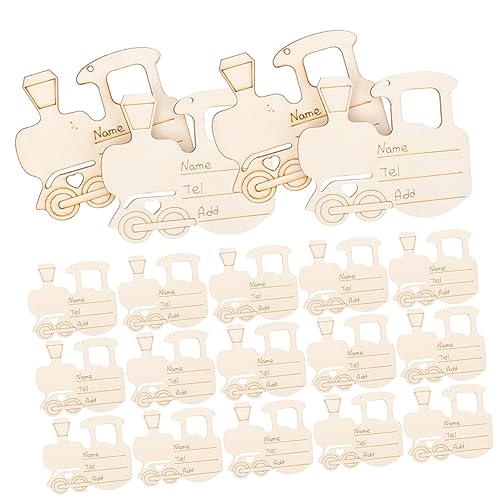 Housoutil 25 Stück Zug Namensschild klein Zughandwerk unvollendet für DIY-Tag Ornament hängende Tags leere Holzetiketten Holzscheiben Tag-Anhänger hängende anhänger aus holz Holz-Tags Housoutil 25 Stück Zug Namensschild klein Zughandwerk unvollendet für DIY-Tag Ornament hängende Tags leere Holzetiketten Holzscheiben Tag-Anhänger hängende anhänger aus holz Holz-Tags von Housoutil