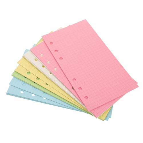 Housoutil 250 Stück Nachfüllpapier Farbig Liniert Gelocht Lose Einlagen für Ringbuch Notizbuch Nachfüllbar Flexibel für Schule Büro Reise Journal Organizer Housoutil 250 Stück Nachfüllpapier Farbig Liniert Gelocht Lose Einlagen für Ringbuch Notizbuch Nachfüllbar Flexibel für Schule Büro Reise Journal Organizer von Housoutil