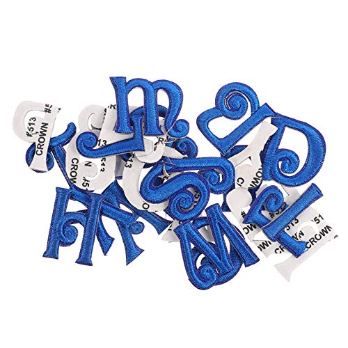 Housoutil 26 Stück Teiliges Alphabet Aufnäher Gestickte Buchstaben Patches zum Aufbügeln für Kleidung Taschen und Hüte DIY Dekoration für Mode und Kreative Projekte von Housoutil
