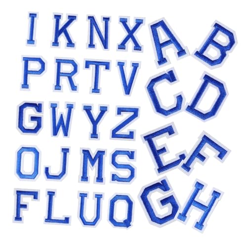 Housoutil 26 Stück Teiliges Bügelbuchstaben Patches aus Polyester Bestickte Alphabet Flicken zum Aufbügeln oder Aufnähen Stabile Applikationen für Kleidung Jeans Jacken und DIY Housoutil 26 Stück Teiliges Bügelbuchstaben Patches aus Polyester Bestickte Alphabet Flicken zum Aufbügeln oder Aufnähen Stabile Applikationen für Kleidung Jeans Jacken und DIY von Housoutil