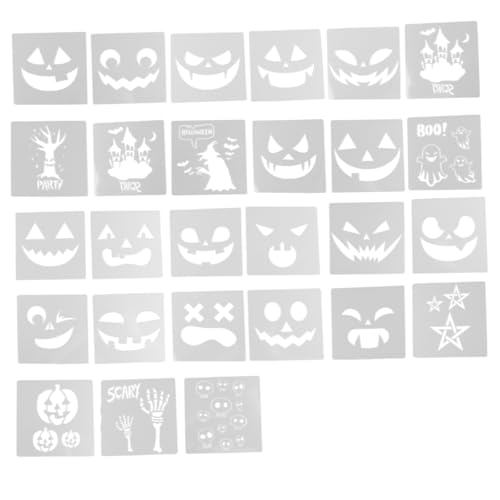 Housoutil 27 Stück Teiliges Halloween Stencil Set Langlebigem Pet Wiederverwendbare Malvorlagen für Diy Zeichnen Vielseitig für Leicht und Tragbar Housoutil 27 Stück Teiliges Halloween Stencil Set Langlebigem Pet Wiederverwendbare Malvorlagen für Diy Zeichnen Vielseitig für Leicht und Tragbar von Housoutil
