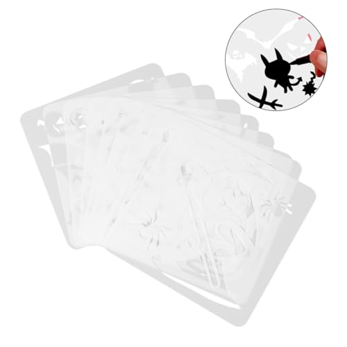 Housoutil 28 Stück Teiliges Halloween Malvorlagen aus Langlebigem Pet Material Kreative DIY Schablonen für Halloween Dekoration Basteln und Kreative Malprojekte Housoutil 28 Stück Teiliges Halloween Malvorlagen aus Langlebigem Pet Material Kreative DIY Schablonen für Halloween Dekoration Basteln und Kreative Malprojekte von Housoutil
