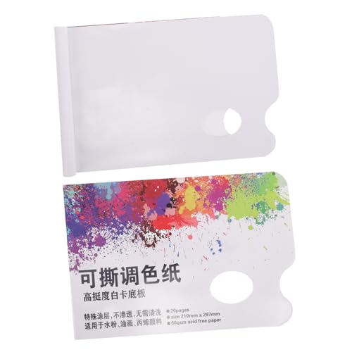 Housoutil 2Er Pack Einweg Farbpalettenpapier Zum Abreißen Mischblöcke Für Acryl Aquarell Und Ölmalerei – Künstler Studenten Und Reisende Housoutil 2Er Pack Einweg Farbpalettenpapier Zum Abreißen Mischblöcke Für Acryl Aquarell Und Ölmalerei – Künstler Studenten Und Reisende von Housoutil