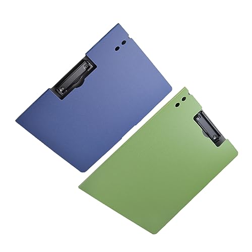 Housoutil 2Stücke Schreibplattenklemmen Notizblocks Dokumentordner Klemmbrett Für Büro Schule Und Zuhause Für Dokumentenorganisation Housoutil 2Stücke Schreibplattenklemmen Notizblocks Dokumentordner Klemmbrett Für Büro Schule Und Zuhause Für Dokumentenorganisation von Housoutil