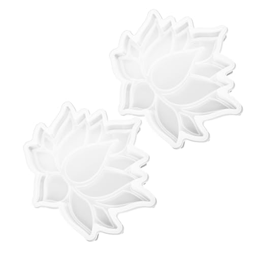 Housoutil 2Stücke Silikonformen Für Epoxidharz Lotus Untersetzer Gießformen Vielseitige Silikonmoulds Für DIY Handwerk Formen Für Untersetzer Und Dekoration Housoutil 2Stücke Silikonformen Für Epoxidharz Lotus Untersetzer Gießformen Vielseitige Silikonmoulds Für DIY Handwerk Formen Für Untersetzer Und Dekoration von Housoutil