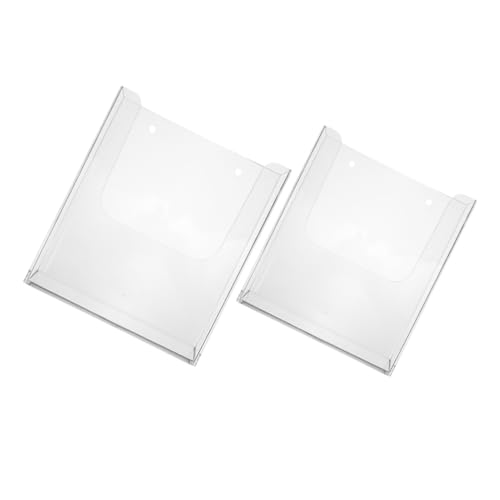 Housoutil 2 Stück Acryl Wandmontierter Dokumentenhalter für Zeitschriften und Prospekte Transparenter Aktenorganizer für Büro und Zuhause Housoutil 2 Stück Acryl Wandmontierter Dokumentenhalter für Zeitschriften und Prospekte Transparenter Aktenorganizer für Büro und Zuhause von Housoutil