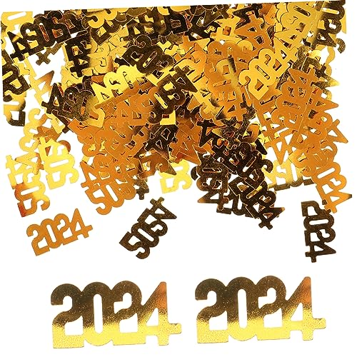 Housoutil 3 2024 Konfetti bürodeko büro Dekoration Fotografie Dekoration Babyteller Geschlecht offenbaren Konfettikanon esstisch frohes neues Jahr konfetti Tischverzierung Plastik Golden Housoutil 3 2024 Konfetti bürodeko büro Dekoration Fotografie Dekoration Babyteller Geschlecht offenbaren Konfettikanon esstisch frohes neues Jahr konfetti Tischverzierung Plastik Golden von Housoutil