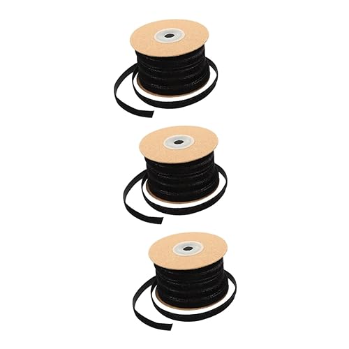 Housoutil 3 Rollen Breites Einseitiges Samtband Yards Handgefertigtes Geschenkband für Dekoration Basteln und Verpacken Strapazierfähiges für Feste und Feiern Housoutil 3 Rollen Breites Einseitiges Samtband Yards Handgefertigtes Geschenkband für Dekoration Basteln und Verpacken Strapazierfähiges für Feste und Feiern von Housoutil