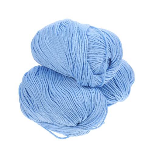 Housoutil 3 Rollen Milchbaumwollgarn Wolle Zum Häkeln Häkeln Häkelbaumwollgarn Tragbares Jumbogarn Plüschgarn Garne Strickstoff Grobes Baumwollgarn Anfänger Himmelblau Proteinvlies Housoutil 3 Rollen Milchbaumwollgarn Wolle Zum Häkeln Häkeln Häkelbaumwollgarn Tragbares Jumbogarn Plüschgarn Garne Strickstoff Grobes Baumwollgarn Anfänger Himmelblau Proteinvlies von Housoutil