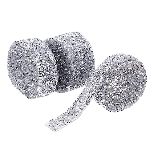 Housoutil 3 Rollen Selbstklebendes Strassband Glitzerndes Diy Bastelband für Schmuck und Handwerksdekoration Hitzebeständig Vielseitig Einsetzbar für Feiern und Alltagsobjekte Housoutil 3 Rollen Selbstklebendes Strassband Glitzerndes Diy Bastelband für Schmuck und Handwerksdekoration Hitzebeständig Vielseitig Einsetzbar für Feiern und Alltagsobjekte von Housoutil