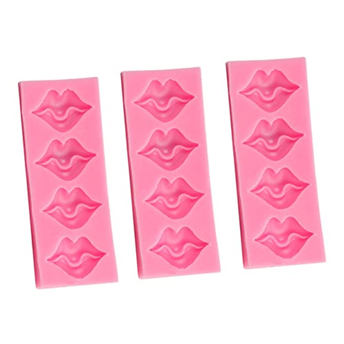 Housoutil 3 STÜCKE Teiliges Silikon Lips Mold DIY Kuchenform für Fondant und Kreative Bastelprojekte für Valentinstag Partys und Besondere Anlässe Lebensmittelechtes Material Housoutil 3 STÜCKE Teiliges Silikon Lips Mold DIY Kuchenform für Fondant und Kreative Bastelprojekte für Valentinstag Partys und Besondere Anlässe Lebensmittelechtes Material von Housoutil