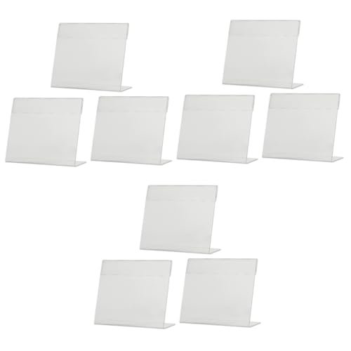Housoutil 3 Sätze Acryl Preisschild Halter Für Tischständer Horizontale Werbe Displaykarten Für Lebensmittel Und Produkte Leicht Und Tragbar 3 Stück * 3 Housoutil 3 Sätze Acryl Preisschild Halter Für Tischständer Horizontale Werbe Displaykarten Für Lebensmittel Und Produkte Leicht Und Tragbar 3 Stück * 3 von Housoutil