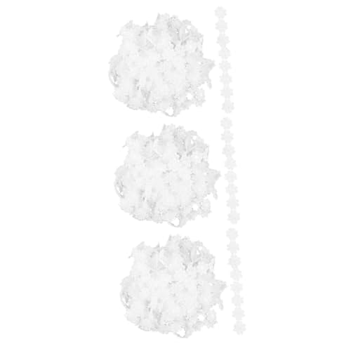 Housoutil 3 Sätze Blumen Stickerei Spitzenbesatz Baumwolle Macrame Spitze Für Kleidung Diy Bastelprojekte Dekoration Von Nähzubehör 3 Stück * 3 von Housoutil