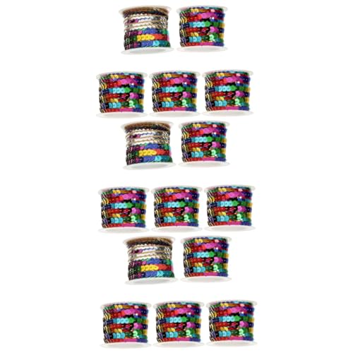 Housoutil 3 Sätze Bunte Pailletten Schnur Für Diy Projekte Rolle Bastelzubehör Für Kostüme Party Dekoration Und Geschenkverpackungen Leicht Und Langlebig 5 Rollen * 3 Housoutil 3 Sätze Bunte Pailletten Schnur Für Diy Projekte Rolle Bastelzubehör Für Kostüme Party Dekoration Und Geschenkverpackungen Leicht Und Langlebig 5 Rollen * 3 von Housoutil