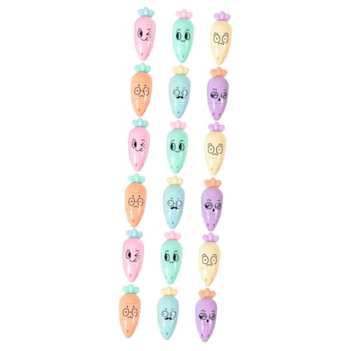 Housoutil 3 Sätze Cartoon-textmarker Süße Stifte Mini Schreibwaren Pastell-textmarker Bunte Stifte Klassenzimmer Markierungen Notizen-marker Textmarker Für Schüler Plastik 6 Stücke * 3 von Housoutil