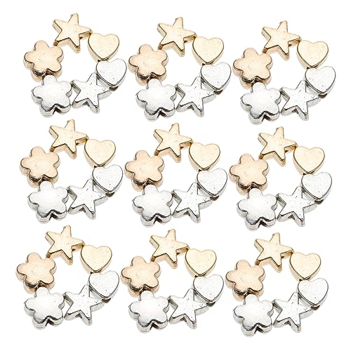 Housoutil 3 Sätze Diy Schmuckperlen Abstandshalternde Kunststoffperlen Verschiedenen Designs Für Armbänder Und Ohrringe Leicht Und Einfach Zu Verwenden 6 Packungen * 3 von Housoutil