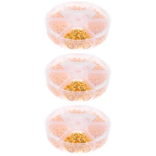 Housoutil 3 Sätze Doppel -eisenringschlüsselring Rostfrei Halskettenanschluss Verbindungsringe Für Armbänder Sprungringe Biegeringe Selber Basteln Spaltringe Für Schmuck Golden 690 Stück * 3 Housoutil 3 Sätze Doppel -eisenringschlüsselring Rostfrei Halskettenanschluss Verbindungsringe Für Armbänder Sprungringe Biegeringe Selber Basteln Spaltringe Für Schmuck Golden 690 Stück * 3 von Housoutil