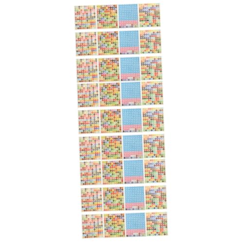 Housoutil 3 Sätze Farbige Aufkleber Etiketten Für Diamant-etiketten Runde Aufkleberetiketten Nummerierte Aufkleber Bunter Nummernaufkleber Dekorative Aufkleber Papier 20 Blätter * 3 von Housoutil