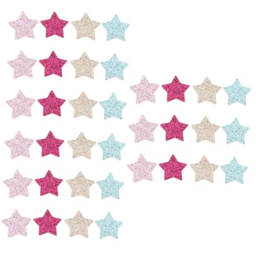 Housoutil 3 Sätze Fünfzackige Sterne Patches Zum Aufbügeln Kreative Applikationen Für Kleidung Diy Accessoires Und Dekoration Von Taschen Haar Accessoires Und Mehr 80 Stück * 3 von Housoutil