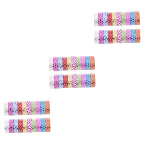 Housoutil 3 Sätze Glitzer Washi Klebeband Dekorative Klebebänder Für Diy Scrapbooking Handwerk Wiederverwendbar Hochwertiges Material Für Notizen Und 20 Stück * 3 von Housoutil