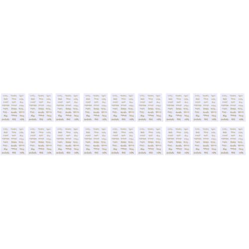 Housoutil 3 Sätze Goldene Buchstaben Aufkleber Selbstklebende Etiketten Für Ätherische Öle Und Flaschenbeschriftung Wasserfest Und Langlebig Organisieren Und Kennzeichnen Von 6 Blätter * 3 von Housoutil
