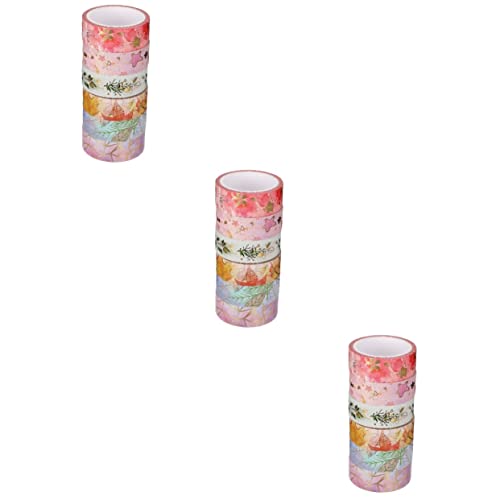 Housoutil 3 Sätze Goldfolie Washi Tape Dekorative Klebebänder Für Scrapbooking Diy Tagebuchgestaltung Und Raumdekoration Ablösbar Und Rückstandsfrei 6 Rollen * 3 Housoutil 3 Sätze Goldfolie Washi Tape Dekorative Klebebänder Für Scrapbooking Diy Tagebuchgestaltung Und Raumdekoration Ablösbar Und Rückstandsfrei 6 Rollen * 3 von Housoutil