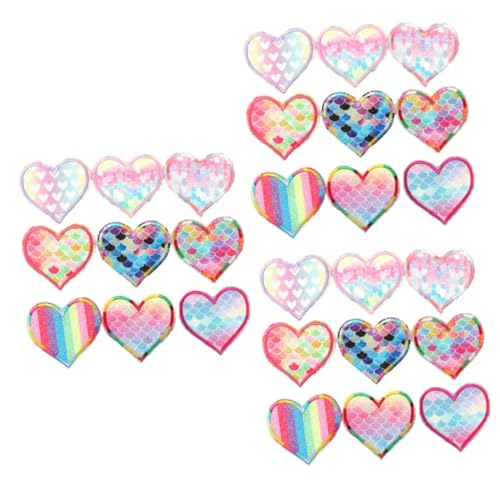 Housoutil 3 Sätze Herzförmige Stickerei Aufnäher Applikationen Für Diy Kleidung Umweltfreundliche Patches Zur Dekoration Von Shirts Jacken Und Accessoires 9 Stücke * 3 Housoutil 3 Sätze Herzförmige Stickerei Aufnäher Applikationen Für Diy Kleidung Umweltfreundliche Patches Zur Dekoration Von Shirts Jacken Und Accessoires 9 Stücke * 3 von Housoutil
