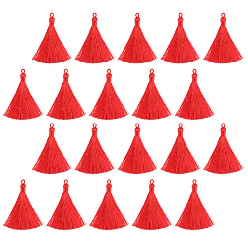 Housoutil 3 Sätze Imitation Seidenquasten Für Diy Schmuckherstellung Rote Quasten Für Ohrringe Anhänger Schlüsselanhänger Und Mehr 30 Stück * 3 Housoutil 3 Sätze Imitation Seidenquasten Für Diy Schmuckherstellung Rote Quasten Für Ohrringe Anhänger Schlüsselanhänger Und Mehr 30 Stück * 3 von Housoutil