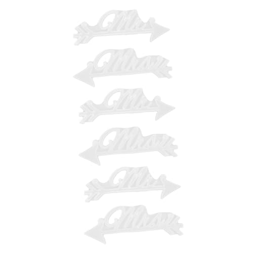 Housoutil 3 Sätze Kreative Silikonform Für Englische Buchstaben Diy Türhängeschild Gießform Für Pendants Für Mr Und Mrs Designs 2 Stück * 3 von Housoutil