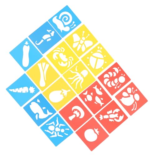 Housoutil 3 Sätze Malvorlagen für Zeichenschablonen mit Motiven Gemüse Meer Insekten Wiederverwendbare Bastelsets für Diy Projekte und Spaß Beim Housoutil 3 Sätze Malvorlagen für Zeichenschablonen mit Motiven Gemüse Meer Insekten Wiederverwendbare Bastelsets für Diy Projekte und Spaß Beim von Housoutil