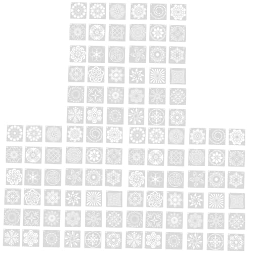Housoutil 3 Sätze Mandala Schablonen Kreative Malerei Schablonen Für Diy Wandgestaltung Möbel Und Kunstprojekte Umweltfreundlichem Wiederverwendbar Für Flachen Oberflächen 36 Stück * 3 von Housoutil