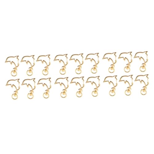 Housoutil 3 Sätze Metall Delphin Schlüsselanhänger Clips Für Diy Schmuckherstellung Goldene Legierung Öffnungsringe 20 Stück * 3 Housoutil 3 Sätze Metall Delphin Schlüsselanhänger Clips Für Diy Schmuckherstellung Goldene Legierung Öffnungsringe 20 Stück * 3 von Housoutil