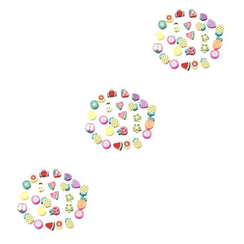 Housoutil 3 Sätze Polymer Clay Spacer Perlen Für Diy Schmuckherstellung Vielseitiges Für Armbänder Für Bastelprojekte 50 Stück * 3 von Housoutil